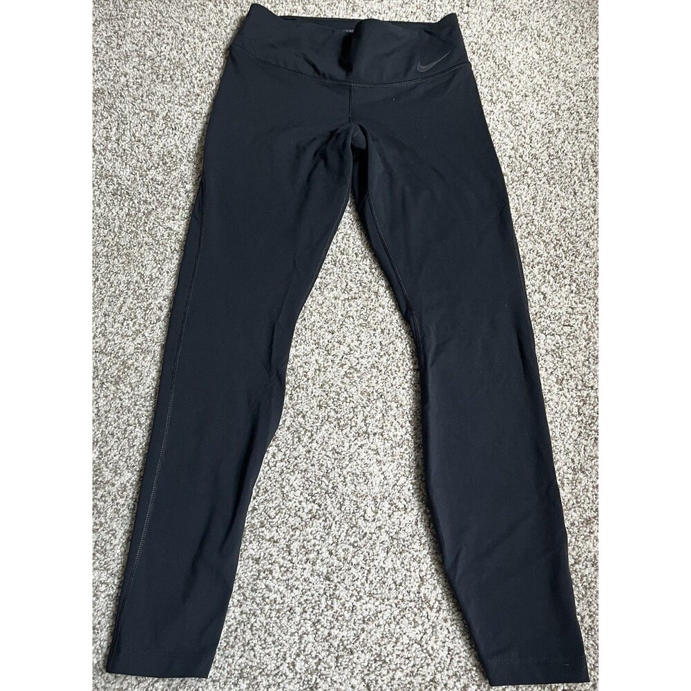 Women's Nike Dry-fit Black Leggings, Size Medium